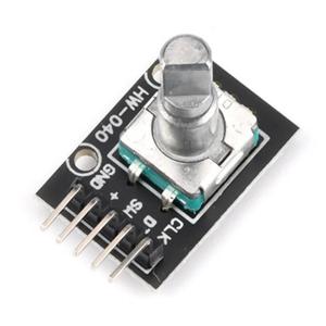 Module d'encodeur rotatif 5V, axe de 6 mm sans filetage, capteur de type brique, interrupteur de développement avec potentiomètre et capuchon de bouton rotatif - Product Image 1
