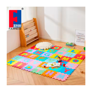 Công bằng nóng bán không độc hại không thấm nước tùy chỉnh Bảng chữ cái bọt chơi hoạt động thảm cho bé câu đố thảm - Product Image 1