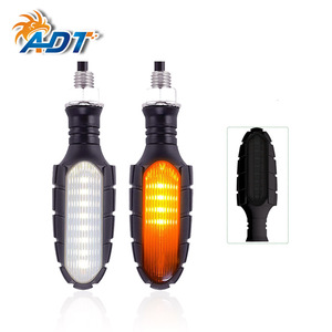 ไฟวิ่งกลางวันแบบสแกนสีขาว ADT พร้อมไฟเลี้ยวสีเหลืองแบบเรียงลำดับ - Product Image 5