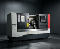 Tour CNC horizontal TCK46 entièrement automatique de haute précision à banc incliné avec système de commande pour le tournage des métaux