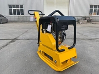 Super Promotions Forte Vibration 160kg Compactage Bidirectionnel Compacteur à Plaque de Sol Vibratoire Diesel Réversible