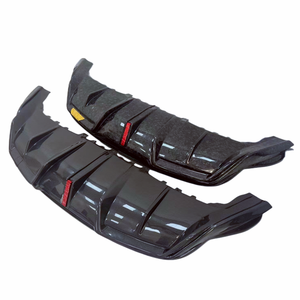 Difusor trasero estilo IM de fibra de carbono con alerón de luz adecuado para kit de carrocería T MODEL <span class=keywords><strong>Y</strong></span> faldones laterales del borde del parachoques delantero - Product Image 1