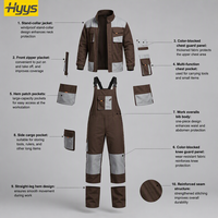 Meilleure Qualité Uniformes de Travail de Sécurité pour Hommes Vestes de Travail Durables Multi-Poches Salopettes et Pantalons de Travail Vêtements de Travail Personnalisés