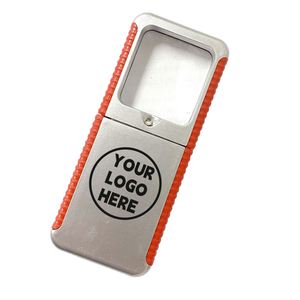 Custom Brand Portable <b>Plastic</b> LED Magnifier with <b>Slide</b>-Out Pocket and Custom Logo Corporate Gift for E-commerce Buyers - Product Image 2