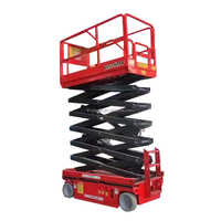 Plateforme élévatrice mobile électrique autopropulsée de 6M, 8M, 10M, 14M, 100 kg avec hauteur de plateforme de 22 m pour usage en entrepôt