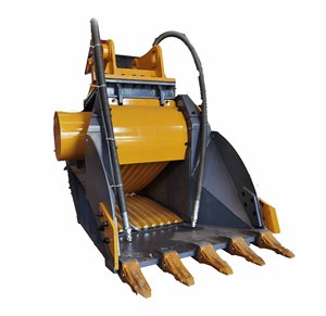 Bibo Meilleur Prix Godet de concassage hydraulique pour excavatrice 20 tonnes 25 tonnes, type à mâchoires, résistant à l'usure, pour pierre, béton, roche T - Product Image 1