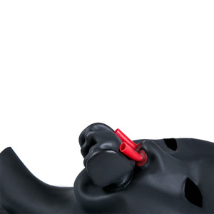 Capuche en <span class=keywords><strong>Latex</strong></span> naturel, couvre-chef de Bondage fétichiste - Product Image 4