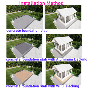 Custom Aluminum Sunroom Luxury Villa Glass House Double Glazed Tempered Glass <strong>Victorian</strong> Solarium Winter <strong>Garden</strong> - Product Image 6