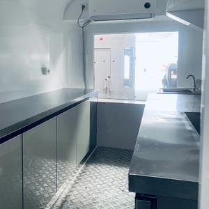 Popular Selling Bakery <b>Bbq</b> Pizza Snack Food Kiosk Mobile Food Truck <b>Trailers</b> Fully Equipped Kitchen With Worktable and Sink - Product Image 4