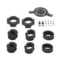 Soporte de Montaje para Bidón de Combustible de Plástico para UTV ATV Polaris RZR Ranger Can-Am Maverick Defender Krx Talon Pioneer