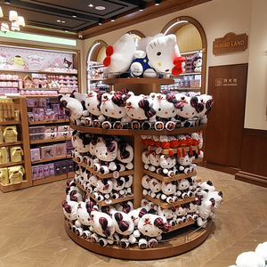 Creative Central Island Display Stand Vitrina Supermercado Snack Baby Store Supermercado Estante Regalo Perfume Display Stand - Product Image 4