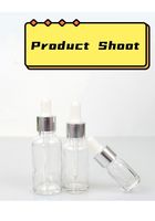Botol pembersih transparan Mini, botol pembersih transparan Mini 5ml 10ml 15ml 20ml 30ml 50ml 100ml dengan minyak esensial