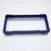 Échantillons de cadres en plastique bleu personnalisés, haute qualité, bon service, prototypage rapide pour usinage, moulage sous vide, OEM Guangdong