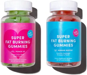 개인 상표 철저한 Vegan 주의자 뚱뚱한 가열기 Gummies 체중 감소는 뚱뚱한 연소를 씹습니다