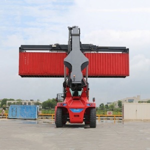 Heavy Duty Lift Truck 45ton Container Forklift ZPMC Reach Stacker para manejo de contenedores - Product Image 4