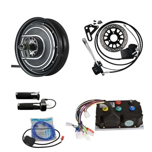 มอเตอร์10นิ้ว5000W 60H <span class=keywords><strong>V4</strong></span>ฮับ Max.10000W ชุดแปลงมอเตอร์ความเร็วสูง120kph สำหรับจักรยานไฟฟ้ามอเตอร์ไซค์สกู๊ตเตอร์ - Product Image 1