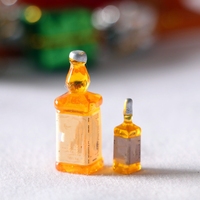 Accessoires pour maison de poupée, modèle miniature, jouet de simulation, mini bouteille de vin pour poupées et décoration de maison de poupée