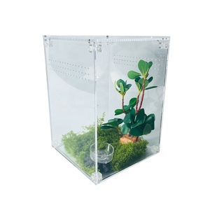Boîte de terrarium en acrylique personnalisée haute transparence pour l'élevage et l'exposition des <span class=keywords><strong>reptiles</strong></span> - Product Image 4