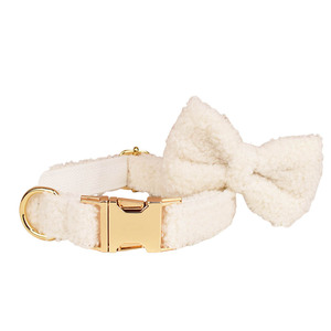 Hochwertiges Maßgefertigtes Hundegeschirr und Leinenset Handgemachtes Teddy-Stoff-Halsband Haustierzubehör Gewebte Accessoires - Product Image 4