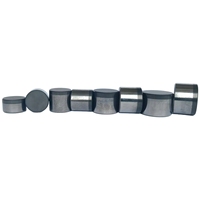 Bonne conductivité thermique PDC Cutters pdc Inserts pour le gaz pétrolier et l'exploration géologique