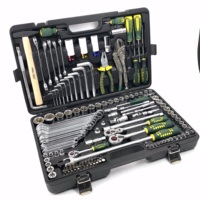 Kit d'outils mécaniques combinés personnalisés à prix abordable, très demandé, avec clés à douilles robustes et coffret de rangement