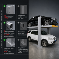 Système de stationnement vertical intelligent : Équipement de stationnement simple à double colonne pour les communautés résidentielles et la gestion immobilière