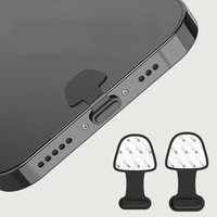 Gran oferta, cubierta de silicona antipolvo tipo C para teléfonos móviles, puerto de carga para portátiles, accesorios para teléfonos móviles