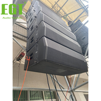Système de sonorisation pour événements Big Sound Event, enceintes Line Arrays doubles 12 pouces, 3 voies, design néodyme, peinture imperméable pour festival en plein air