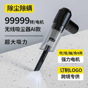 Handheld <b>Vacuum</b> Cleaner 99999 Rpm Rechargeable High Power Mini <b>Portable</b> For Car Cleaning Dust Mite Removal - Product Image 1