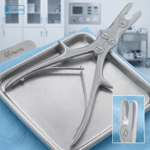 6flowers Stille Manual Luer Echlin Duckbill Rongeur Instrumento Quirúrgico de Acero Inoxidable Clase I Certificado CE Modelo F9-723 23cm - Product Image 3