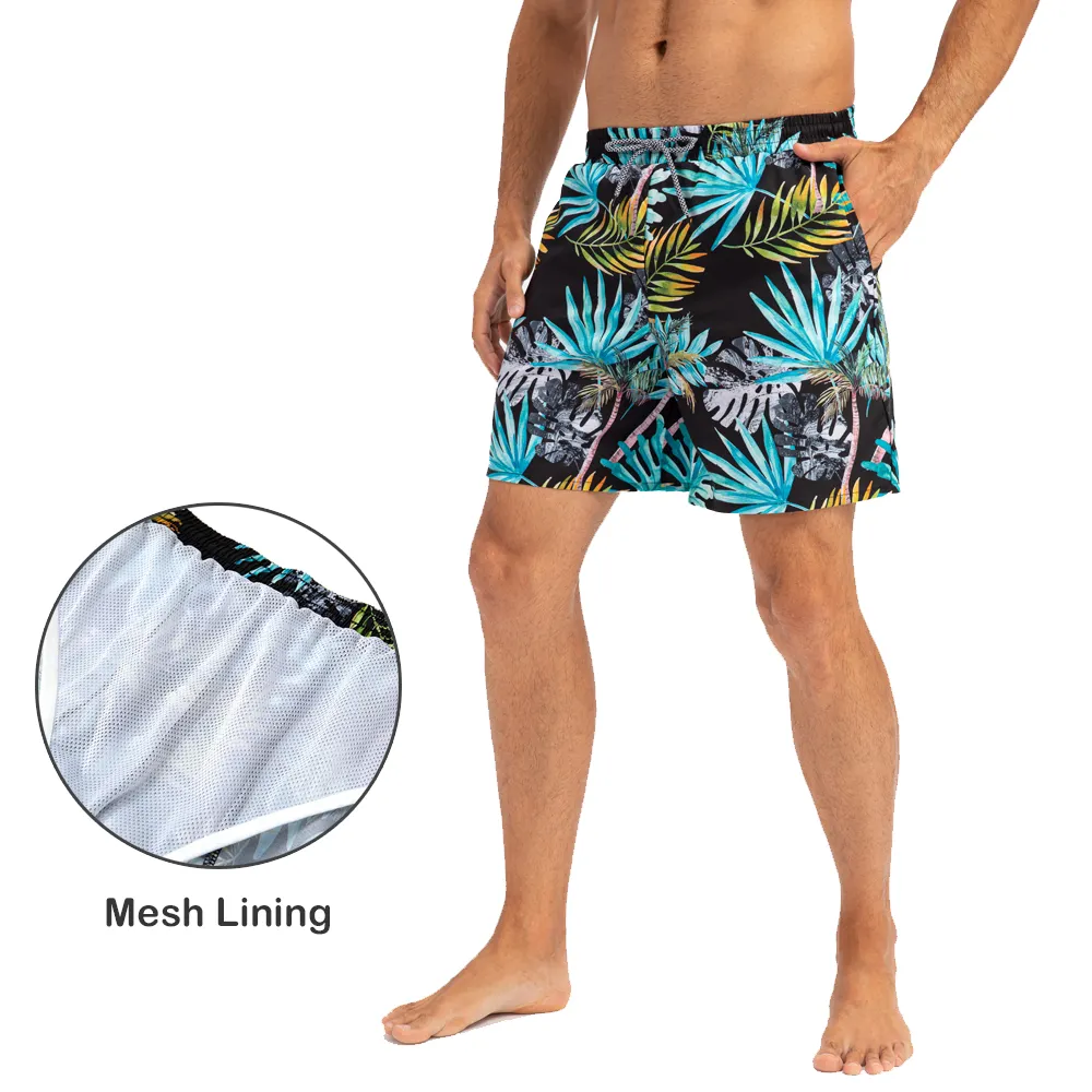 Custom Loose Boardshorts Beach Shorts Pant For Men Mesh Hawaii Swimming Workout Casual Beach Summer Sports Shorts Beach Wear