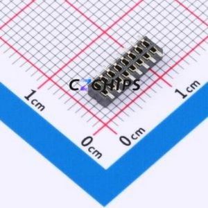 CLP-108-02-L-D Pin Socket SMD,P=1.27mm Connector 1.27mm 1.27mm Square Hole Vertical Mount - Product Image 2