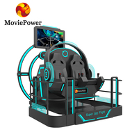 Vr 360 Degree Flight Simulator 9D Máquina de juego de arcade de realidad virtual Playground Vr Machine