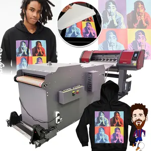 Máquina secadora de polvo de impresión 6090, juego de pigmento de tinte impermeable, transferencia textil, impresora a1 dtf