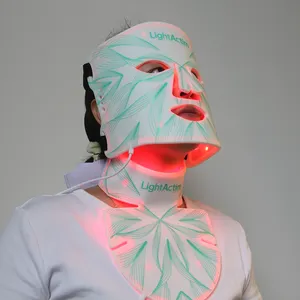 Yeni taşınabilir kırmızı ve nir silikon kadın maske yağ kontrolü yumuşak Currentbody esnek yüz maskesi pürüzlülük ve dullness geliştirmek