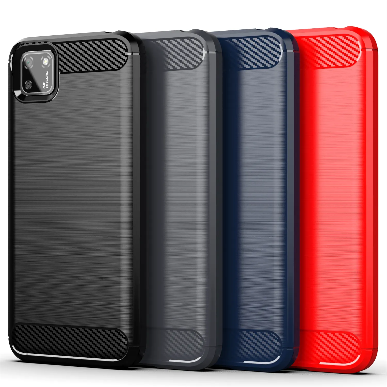 Carbon fiber brushed shockproof tpu phone case For Huawei Honor 9S 9X pro 10 GT 20 lite 10i 20i Note10 Play V20 V30 V40 Pro 50