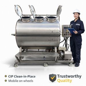 100L 200L Two-tank Cip Machine Ss304/316L Clean in Place System Mobile Cleaning Cip Cart - Product Image 5