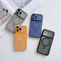 Funda Magnética con Carga Inalámbrica para iPhone 18 17 Pro Max, Acabado Mate Similar a la Piel, Anti-Caídas, TPU y PC, Disponible en Stock