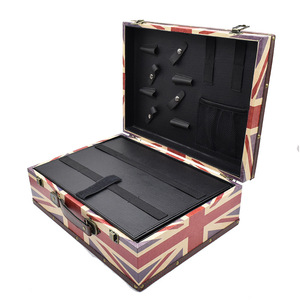 Caja de Herramientas de peluquería para peluquero, tijeras de <span class=keywords><strong>estilista</strong></span>, peine de almacenamiento, estuche de transporte, Maleta de barbería - Product Image 3