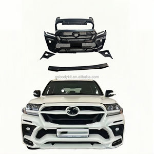 Kit de carrocería de parachoques delantero y trasero Kann para 08-18 Toyota Land Cruiser Kit de carrocería delantera y trasera de crucero modificado Alerón medio - Product Image 1