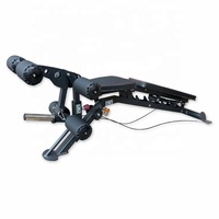 Entraîneur d'exercice commercial banc de musculation pour jambes banc de musculation multifonction réglable entraînement noir CE banc nordique unisexe
