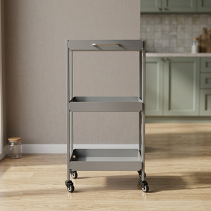 Modern Stainless Steel 3 Tier Salon Small <b>Tool</b> Car Luxury Barber Shop Furniture <b>Trolleys</b> for Beauty Salon with Wheels - Product Image 6