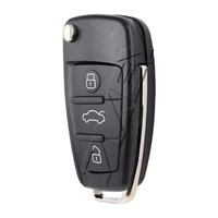 Carcasa de Llave con Control Remoto para Audi A1 A3 TT S1 S3 Q3 TTS 2005+, Incluye Llave de Repuesto
