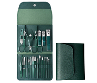 Ensemble de coupe-ongles de haute qualité 12/16/20 pièces, coupe-ongles en acier inoxydable, kit de toilettage, outils de manucure et de pédicure, portable, pour la maison