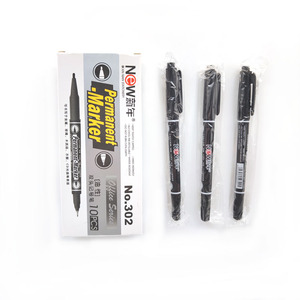 Ensemble de marqueurs à alcool à double pointe imperméables et à séchage rapide, pointe fine avec une largeur d'écriture de 6 mm, marqueur permanent lisse - Product Image 1