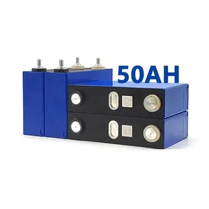 3.2V 50Ah棱柱Lifepo4电池单元4000周期50Ah锂离子电池，适用于12V 24V 48v电池组