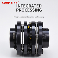 COUP-LINK Accouplement de disque flexible universel en acier avec gorge de clavette, alésage 30 mm, couple 2000 Nm, 5000 tr/min, standard