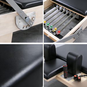 Máquina de Pilates Portátil de Roble, Haya y Arce, Ajustable, para Yoga, Ejercicio <span class=keywords><strong>en</strong></span> Casa u Oficina, Aplicación para Estudio de Pilates, <span class=keywords><strong>en</strong></span> Oferta - Product Image 3