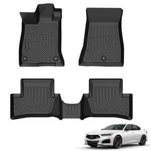 सभी मौसम टैप कार फ्लोर मैट के लिए 2015-2019 3.5 मिमी मोटी 3-टुकड़ा पूर्ण सेट - Product Image 1