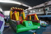 Parcours d'obstacles gonflable en PVC personnalisé LILYTOYS pour parc d'aventure